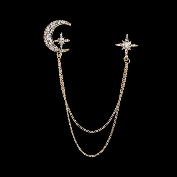 Broche Estrella de Ocho Puntas con Flecos - Image 3