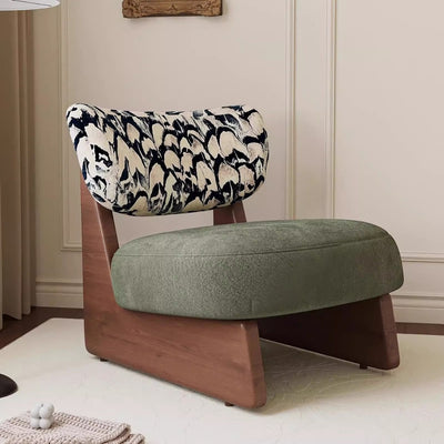 Sillón de Diseño Wabi-Sabi en Tela Única - Image 4