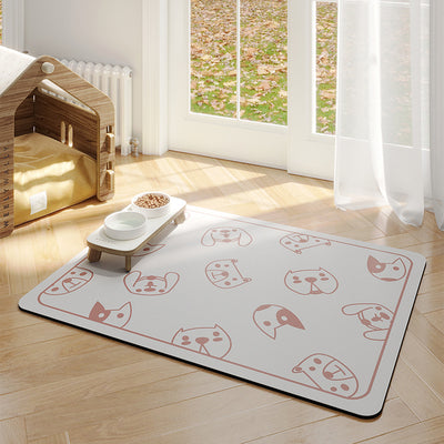 Tapete Absorbente para Comedero de Mascotas - Antideslizante y Lavable - Image 23