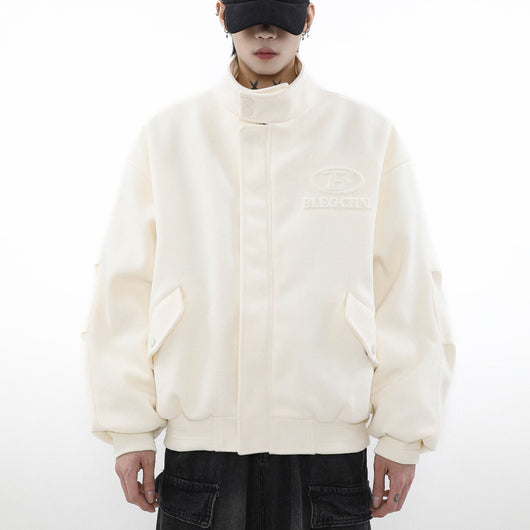 Chaqueta de Lana Estilo Americano Retro para Hombre