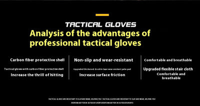 Guantes Tácticos CS de Fibra de Carbono Resistentes al Corte para Combate Profesional - Image 13