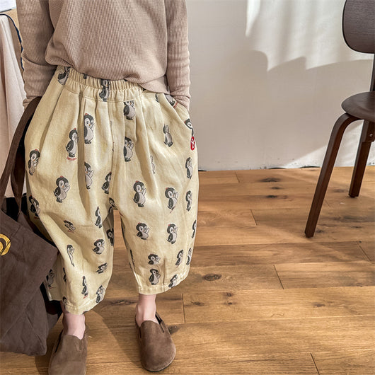 Pantalones Harem Infantiles con Estampado Divertido