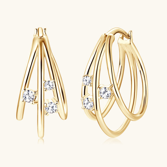 Aretes de Diamante Elegantes para Niña - Diseño Versátil