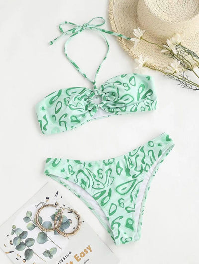 Bikini Bandeau Sexy con Abertura Frontal - Image 3
