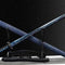 Espada Dragão Azul Longquan - Aço Manganês Forjado, Peça de Coleção Premium
