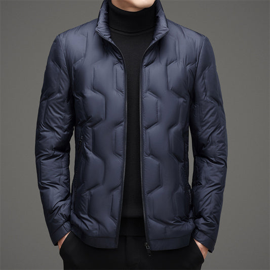 Chaqueta Acolchada Ligera con Cuello Alto para Invierno - Image 2