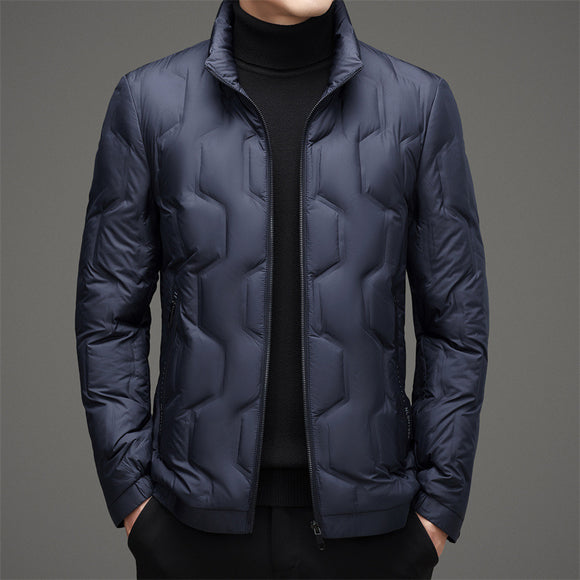 Chaqueta Acolchada Ligera con Cuello Alto para Invierno