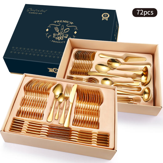 Juego de Cubiertos Premium en Acero Inoxidable con Estuche de Regalo - Image 10