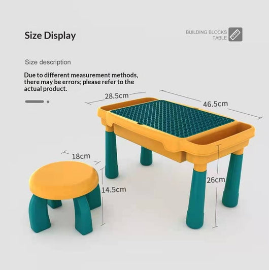 Mesa de Construcción con Bloques Gigantes para Niños - Image 26