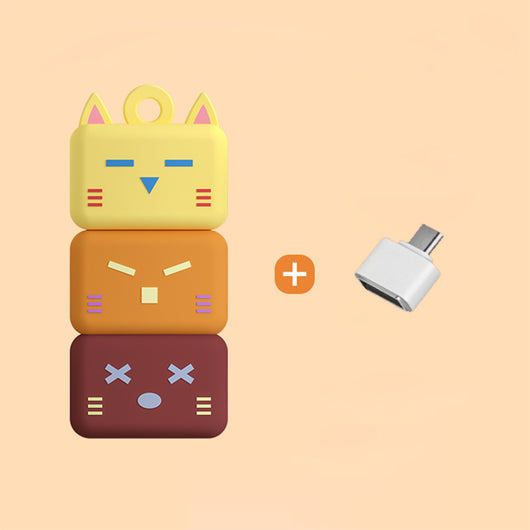 Memoria USB Dual de Gran Capacidad para Móvil y Computadora - Diseño Cartoon Mini - Image 6