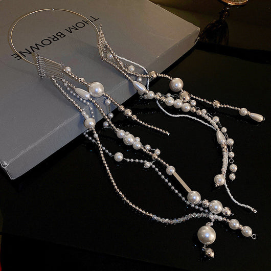 Cadena de Perlas de Cristal Geométrico para el Cabello - Image 6