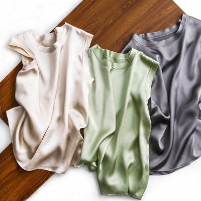 Camisola de Satén Seda para Mujer - Elegancia y Comodidad - Image 18