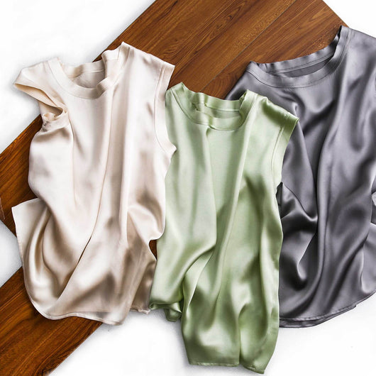 Camisola de Satén Seda para Mujer - Elegancia y Comodidad - Image 18
