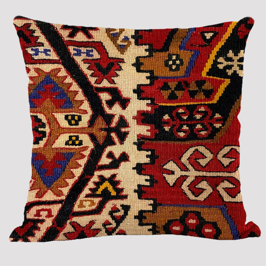 Almohada Reversible Étnica de Lino Bohemio Doble Cara - Image 18