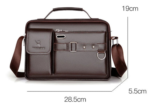 Bolso Bandolera Casual para Hombre con Diseño Oblicuo - Image 6