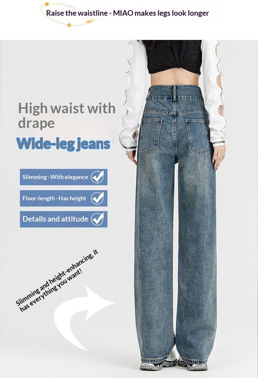Jeans Anchos Forro Polar Térmico Efecto Adelgazante para Mujer - Image 16