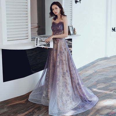 Vestido de Noche Largo Púrpura Elegante para Eventos Especiales - Image 10