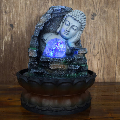 Fuente Zen con Estatua de Buda - Decoración Agua Feng Shui - Image 9