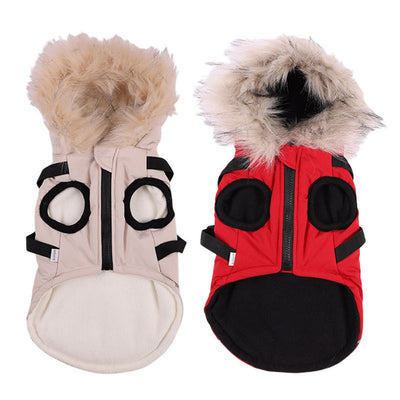 Traje Elegante para Perro con Chaleco y Gorro de Pelaje - Image 23