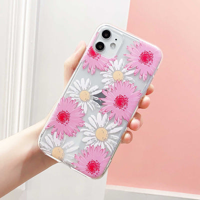 Funda de Silicona Floral Compatible con Apple - Image 12