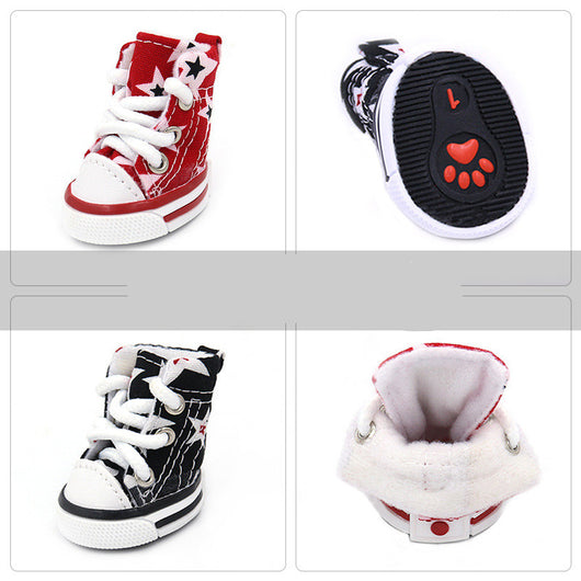 Zapatos de Lona para Perros Pequeños - Todas las Estaciones - Image 4