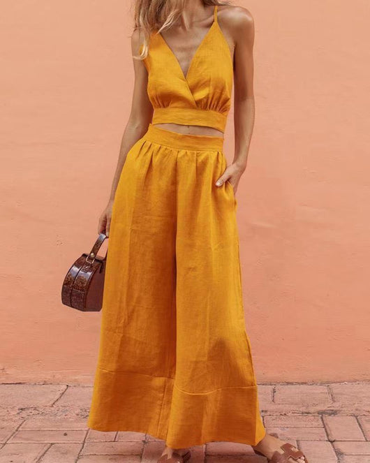 Traje Casual de Verano Cintura Alta para Mujer - Image 10