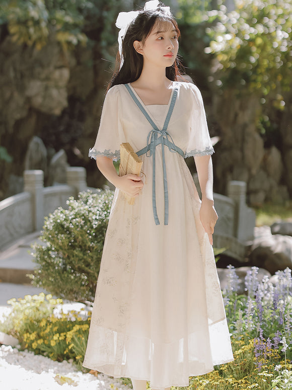 Vestido Hanfu Hada del Bosque para Mujer - Diseño Fairy Elegante