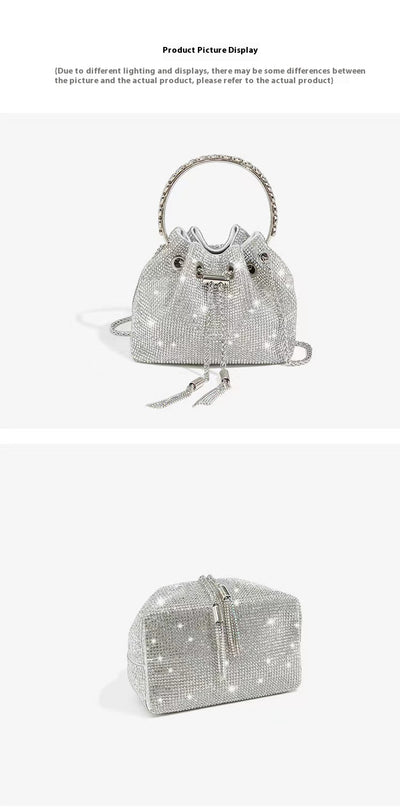 Bolso Bandolera de Diamantes Completos para Cena y Eventos - Image 15