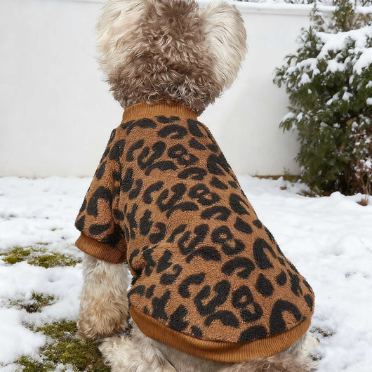 Suéter Cálido para Perro con Estampado Leopardo - Image 2