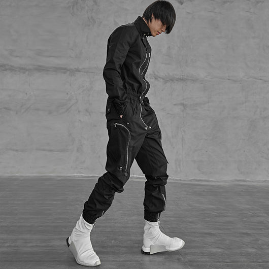 Jumpsuit Cargo Holgado de Algodón para Hombre Dark Man - Image 14
