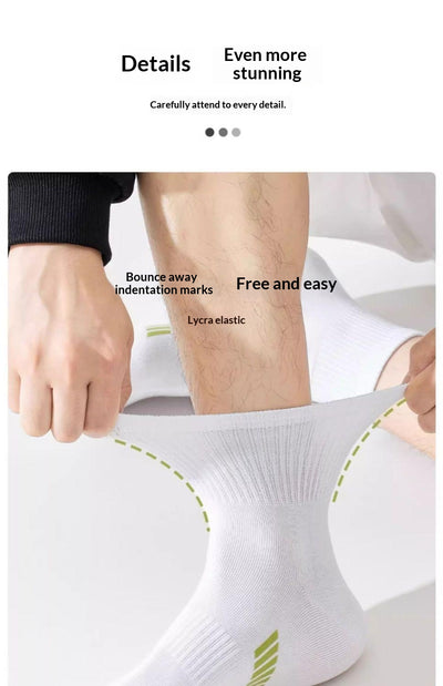 Calcetines Antibacterianos de Algodón Peinado para Hombre - Todo el Año - Image 16