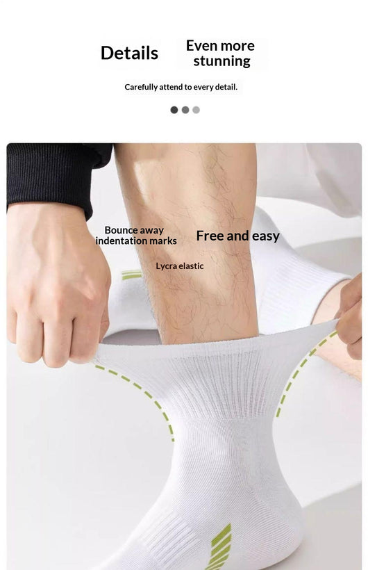 Calcetines Antibacterianos de Algodón Peinado para Hombre - Todo el Año - Image 16