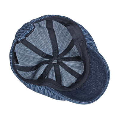 Boina Octagonal Denim Lavado Primavera Otoño - Image 3