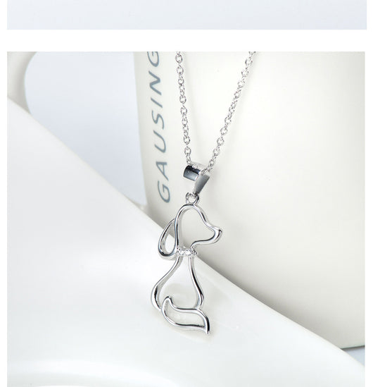 Collar de Plata 925 con Dije de Perro para Mujer - Image 11
