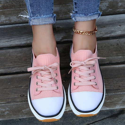 Zapatillas Planas Casual con Punta Redonda y Plataforma Gruesa - Image 9
