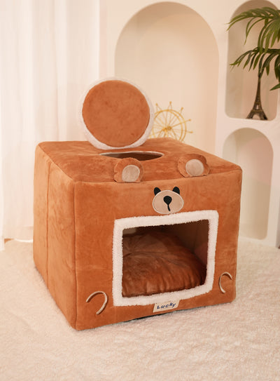 Casa Cama Térmica para Mascotas - Cueva Acogedora Lavable - Image 16