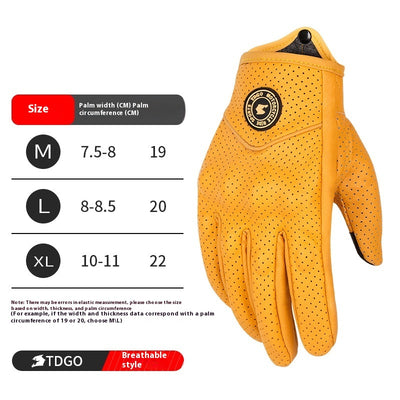 Guantes de Motociclista Retro Harley - Resistentes, Transpirables y Protegidos del Viento - Image 6