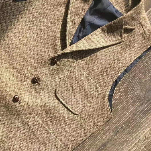 Chaleco de Caza Retro Khaki con Múltiples Bolsillos para Hombre - Image 16