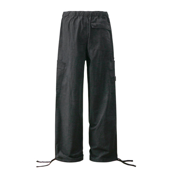 Pantalones Casuales Holgados de Pierna Recta en Colores Sólidos