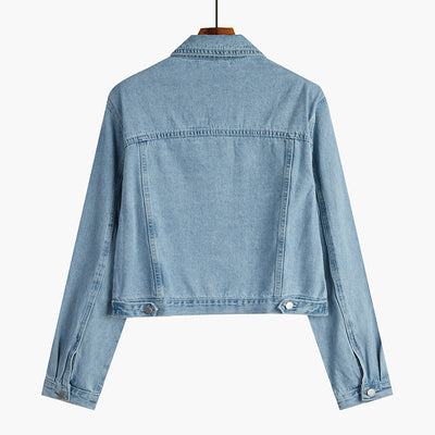Chaqueta Denim Suelta Casual Trendy para Mujer - Image 6