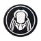 2 Cloth Sticker Velcro Multicolor
