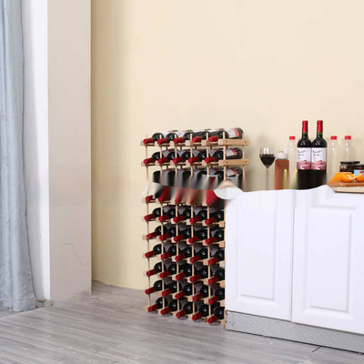 Botellero de Madera Maciza con Montaje Fácil - Almacenamiento Elegante para Múltiples Botellas - Image 8