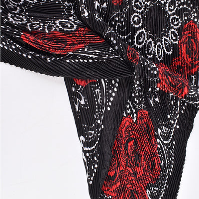 Pañuelo Grande Estampado Rosas Retro - Image 14