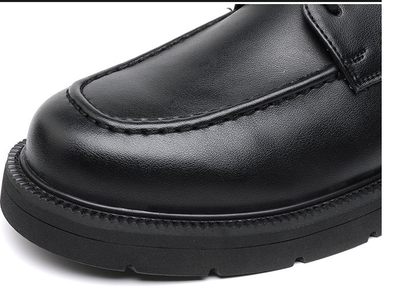 Zapatos de Cuero Casual para Hombre con Suela Gruesa - Estilo Ejecutivo Moderno - Image 16