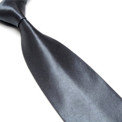 Corbata Ancha de Seda Sintética Color Sólido para Bodas y Eventos - Image 23