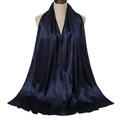 Pañuelo de Satén Monocromático Perla - Elegancia Pura - Image 11