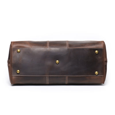 Bolsa de Viaje Portátil para Hombre en Cuero Genuino Estilo Retro - Image 7