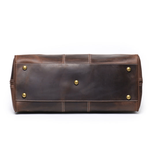 Bolsa de Viaje Portátil para Hombre en Cuero Genuino Estilo Retro - Image 7