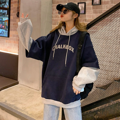 Suéter Deportivo Dos Texturas con Capucha para Mujer - Image 3