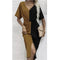 Vestido Elegante Escote V Manga Corta con Aberturas